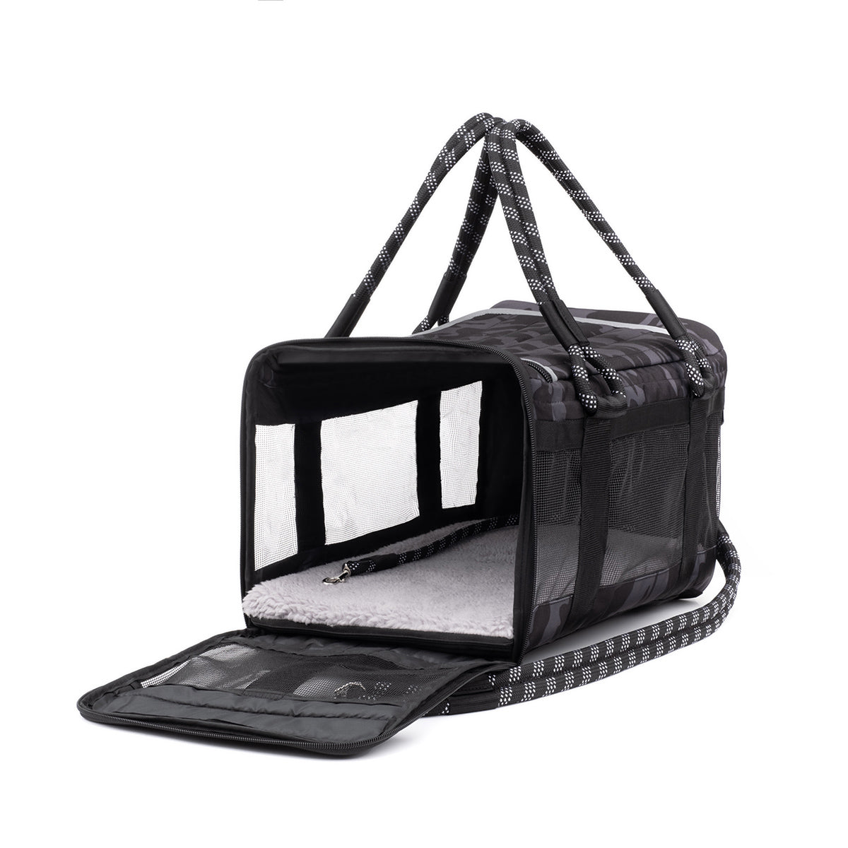 Black shop pet carrier