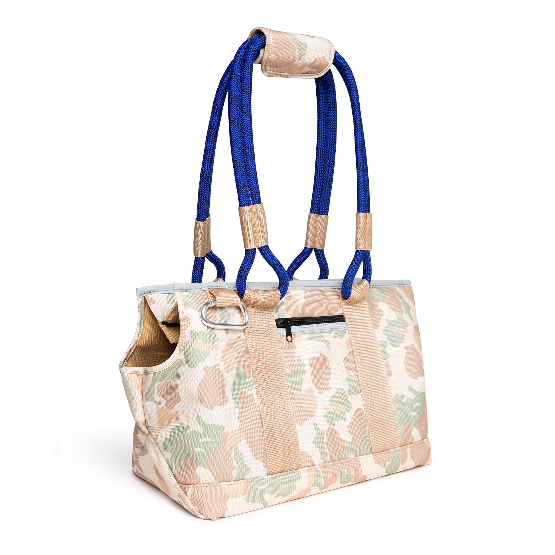 Out-Of-Office Dog Carrier in Camo with Orange Straps